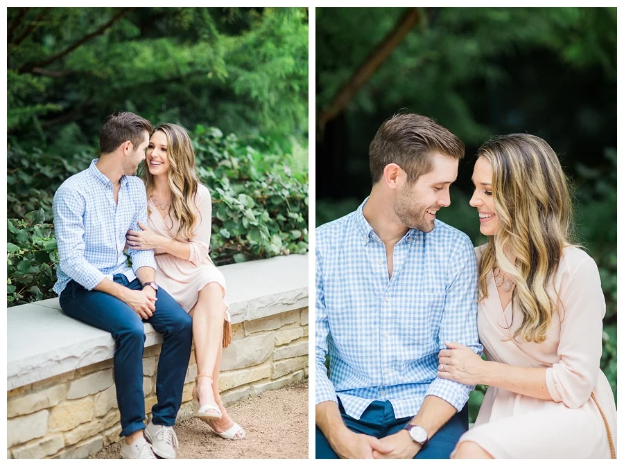 fine art engagement session at Morton Arboretum