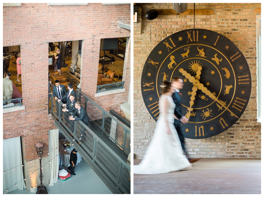 fine art wedding photography of cocktail hour at Artifact Events of Chicago
