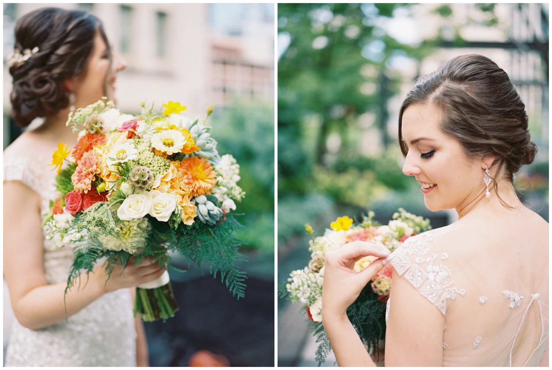 fine art wedding photography of downtown Chicago first look