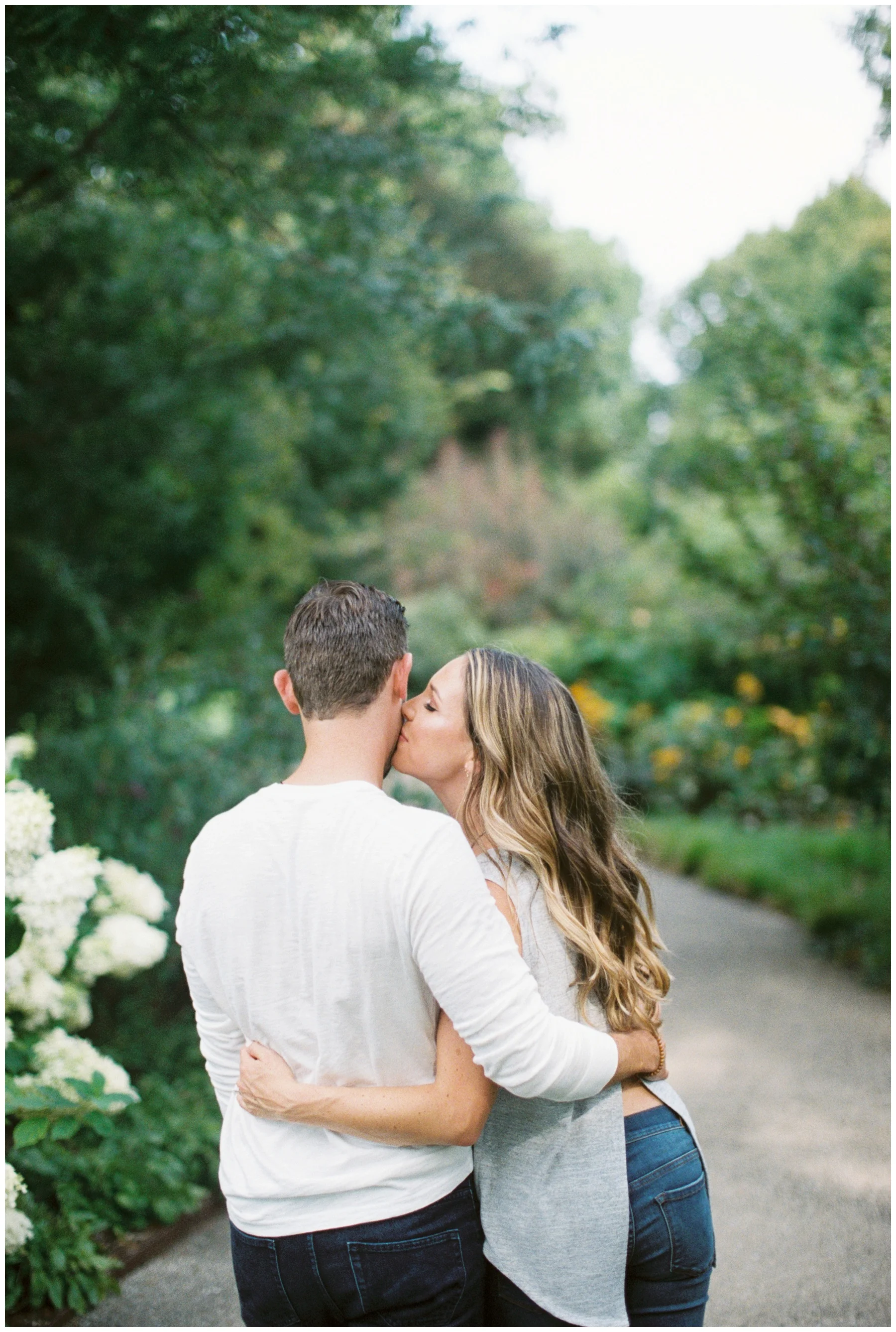 Morton Arboretum fine art engagement session