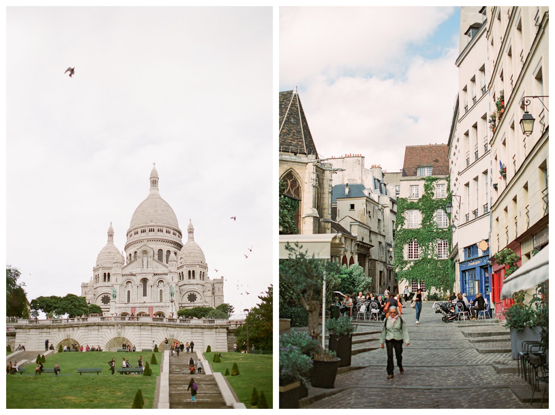 fine art travel photography by Booth Photographics of the Sacre Coeur in Montmartre, Paris, France