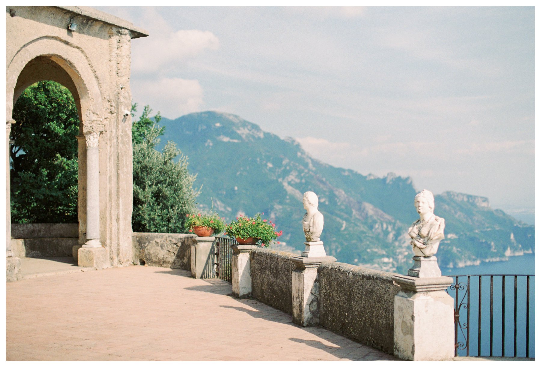 fine art travel photography of Villa Cimbrone in Ravello, Amalfi Coast