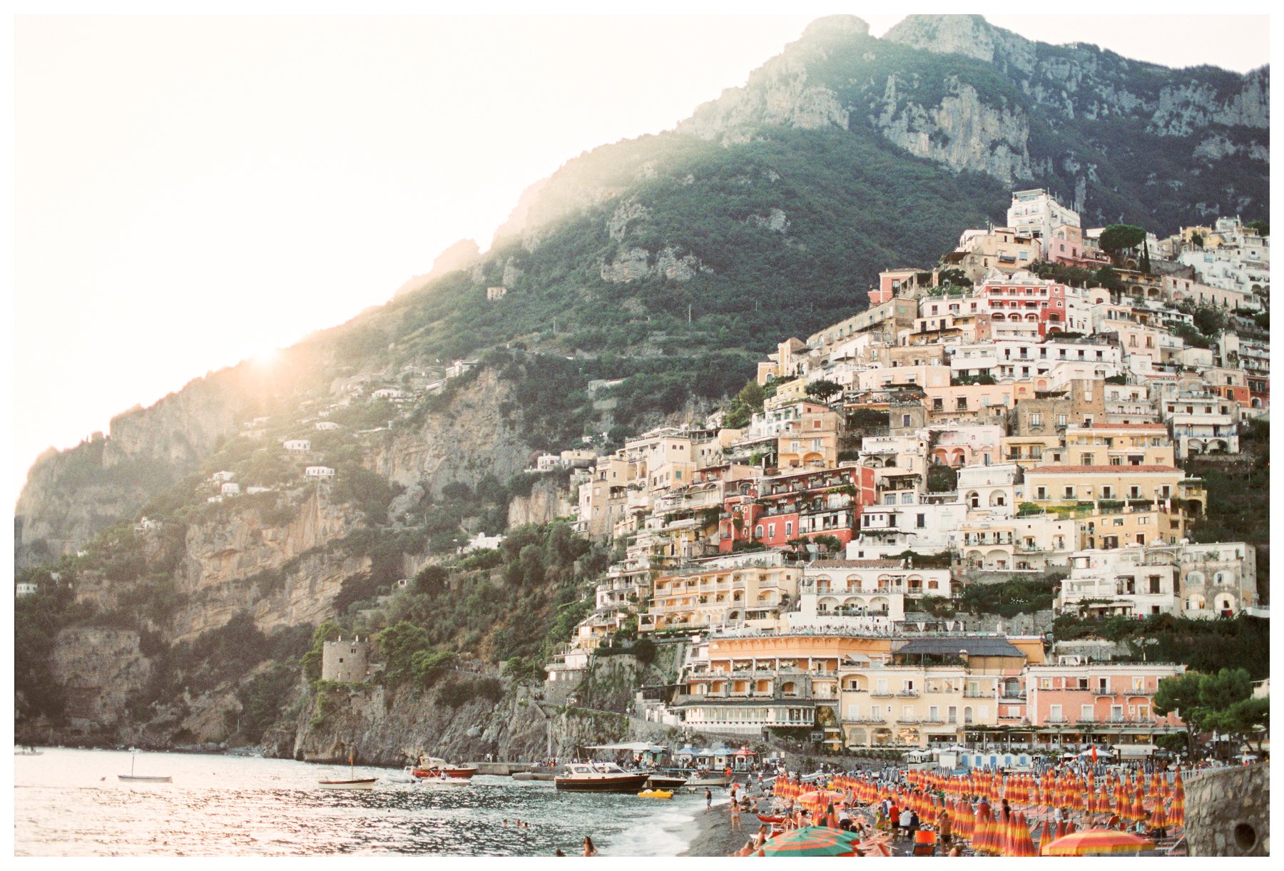 fine art travel photography of Positano, Amalfi Coast