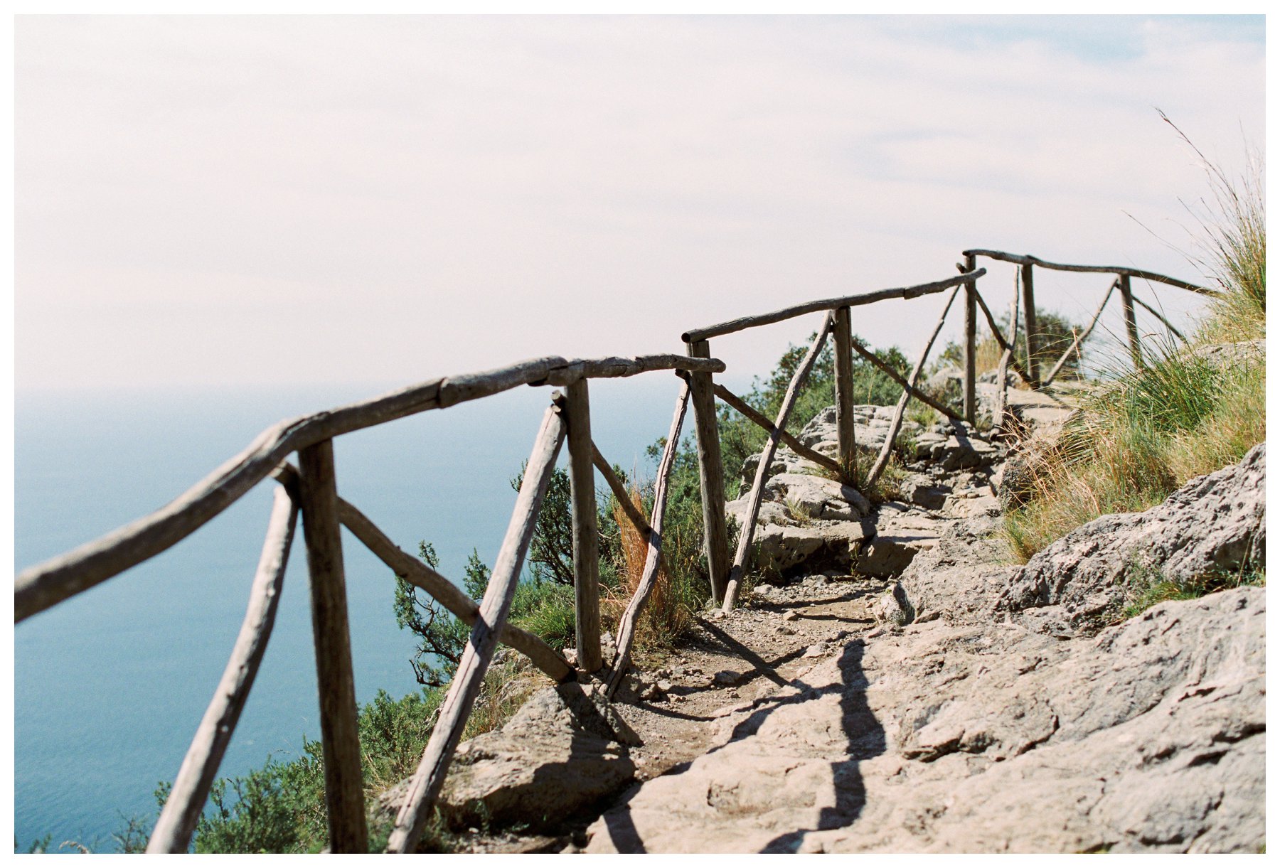 fine art travel photography of the Path of the Gods along the Amalfi Coast
