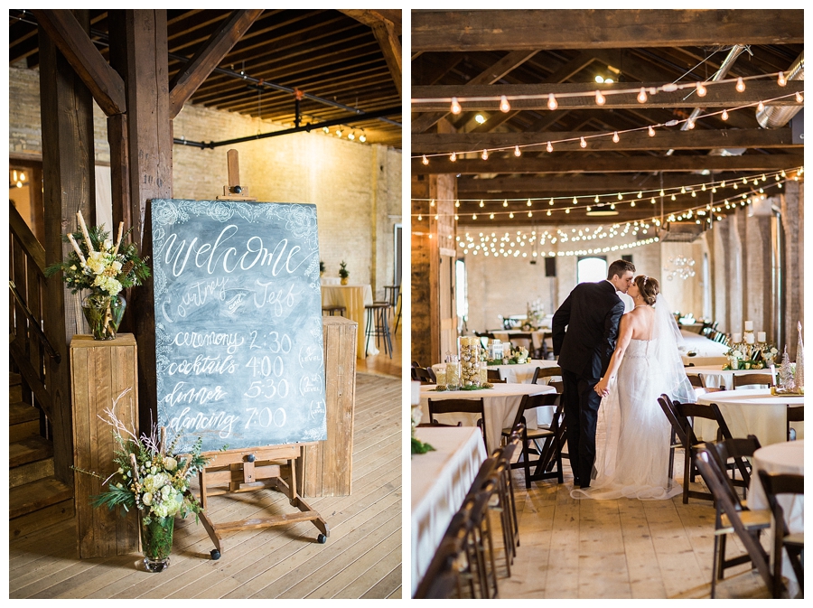 fine art photography of bride and groom for their historic warehouse wedding at the Lageret