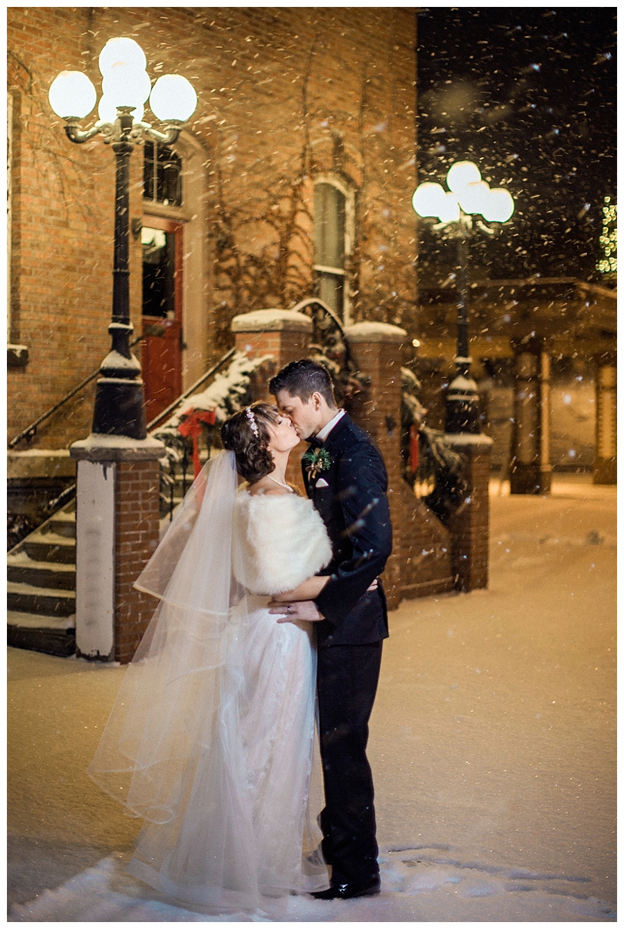 fine art wedding photography of winter wedding reception at the Lageret