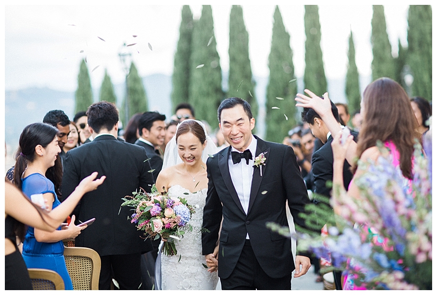 luxury destination wedding at Villa La Vedetta in Florence, Italy