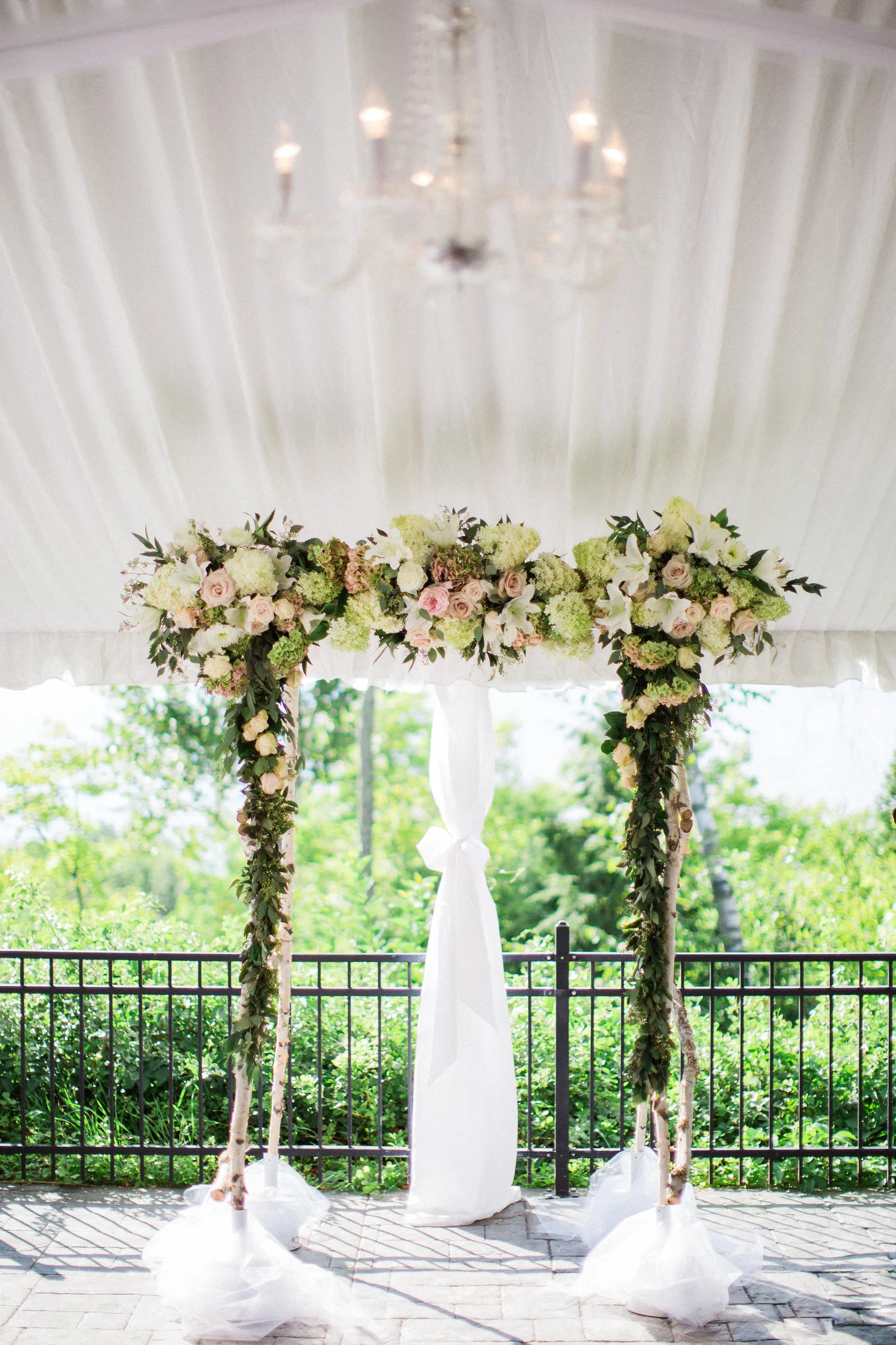 outdoor wedding ceremony
