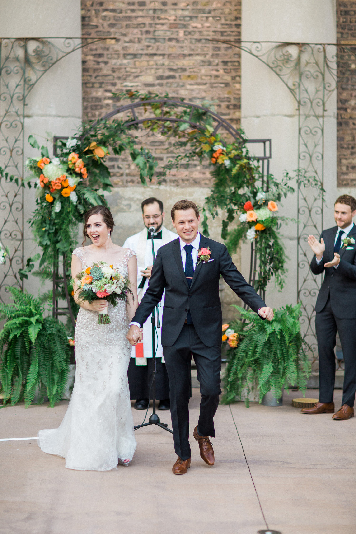 wedding ceremony at artifact events chicago