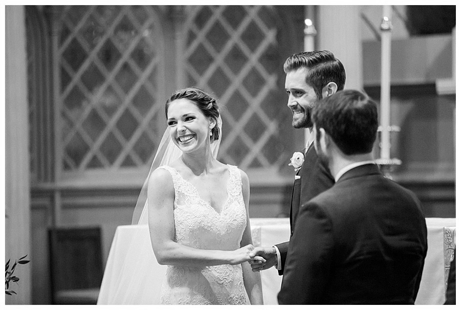 Catholic wedding ceremony at Old St. Mary's, Milwaukee