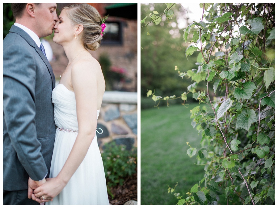 sunset bride and groom photos at the Farm at Dover