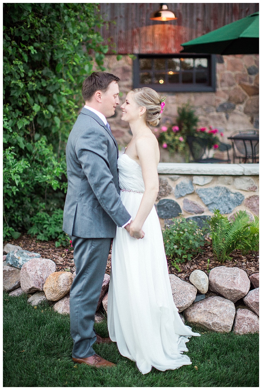 sunset bride and groom photos at the Farm at Dover