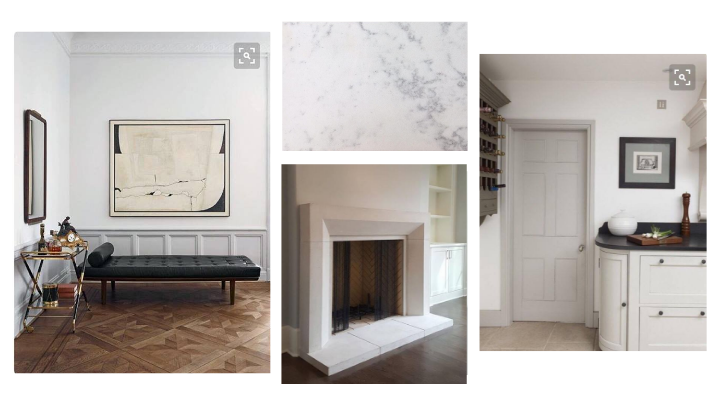 scandinavian inspired interior design moodboard