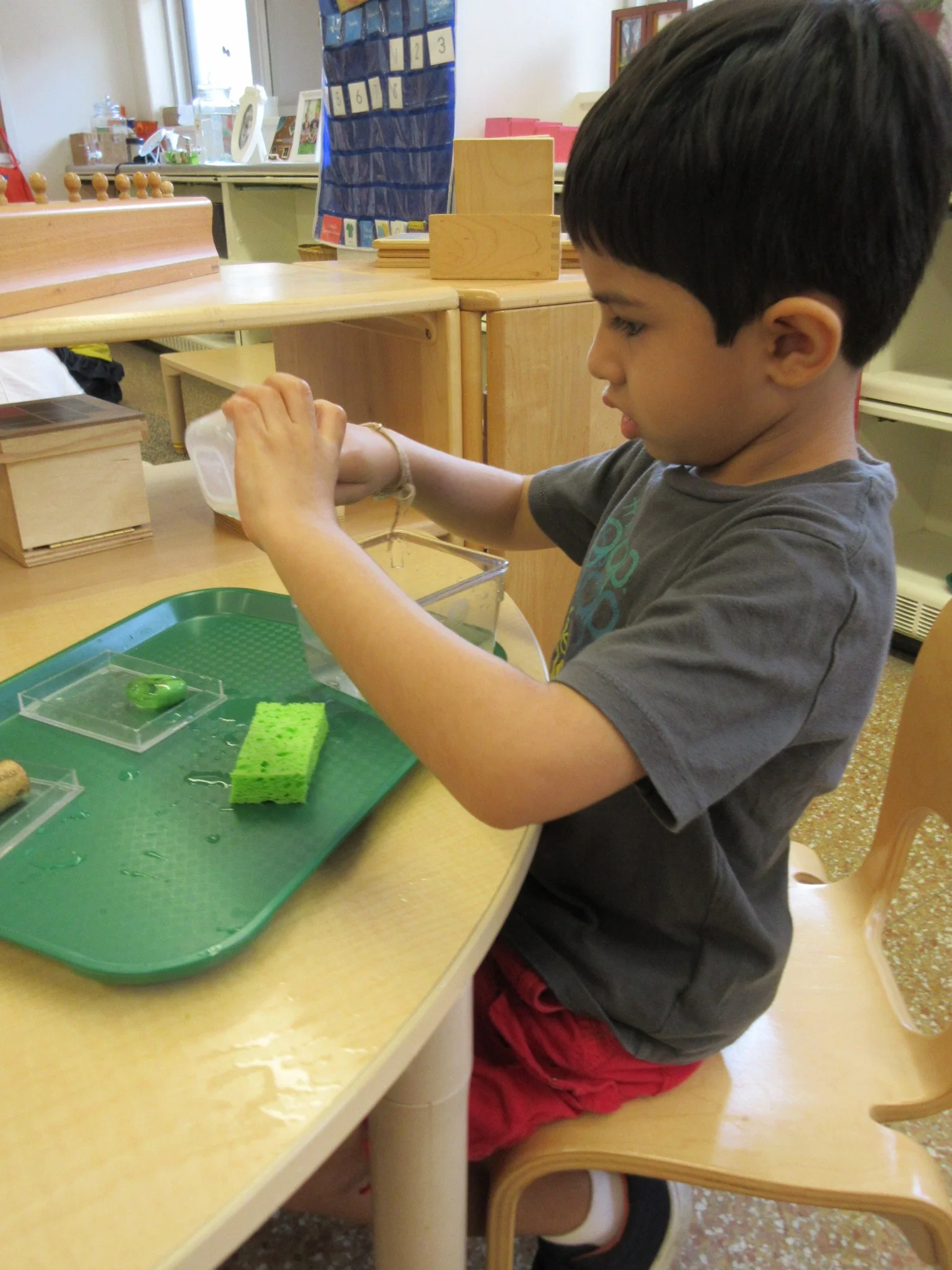 I'm a scientist when I experiment with the sink and float work!