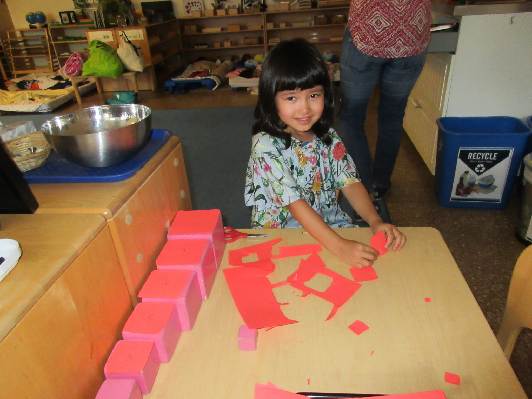 Pink cubes