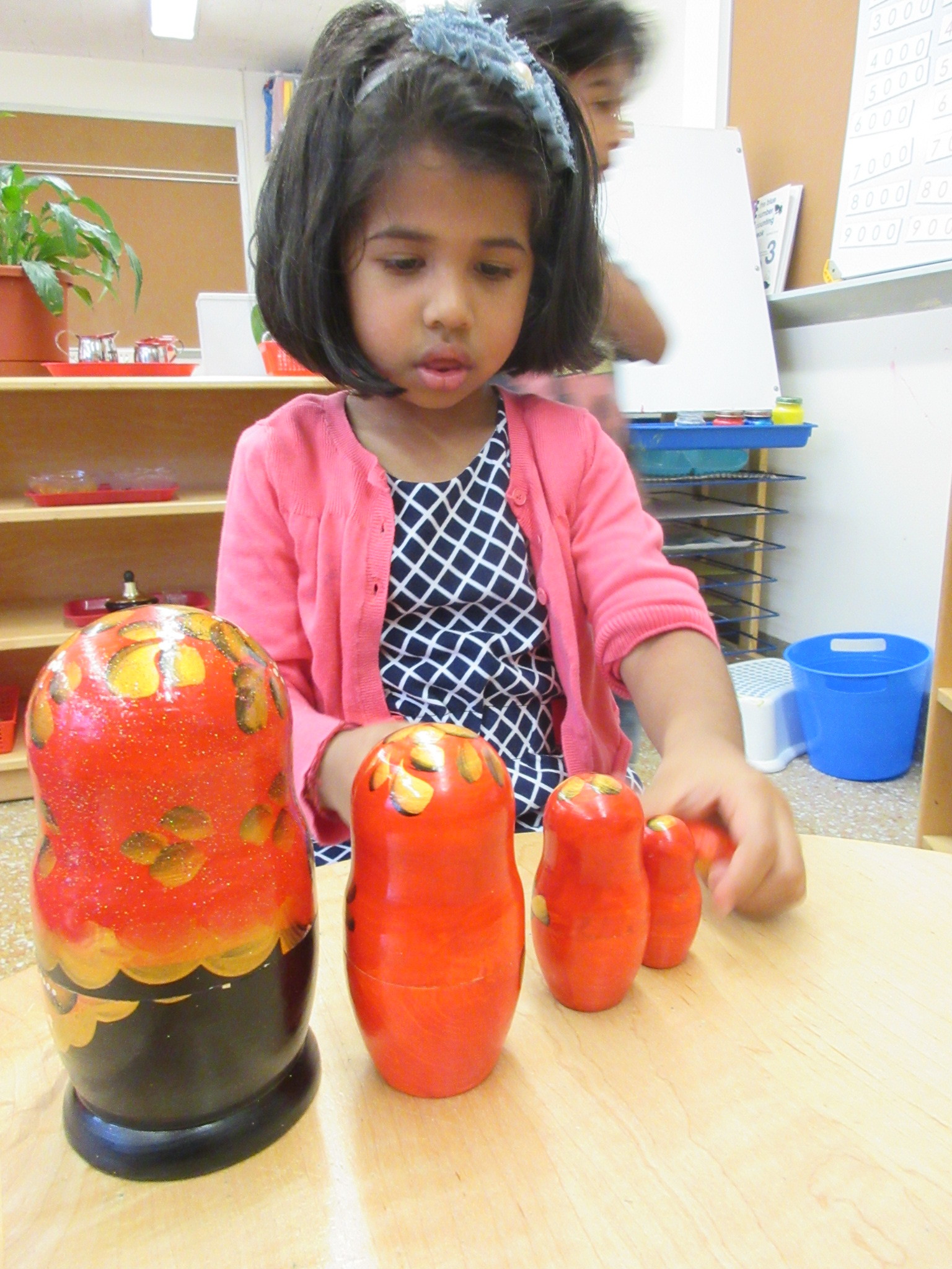 Grading Matryoshka dolls.