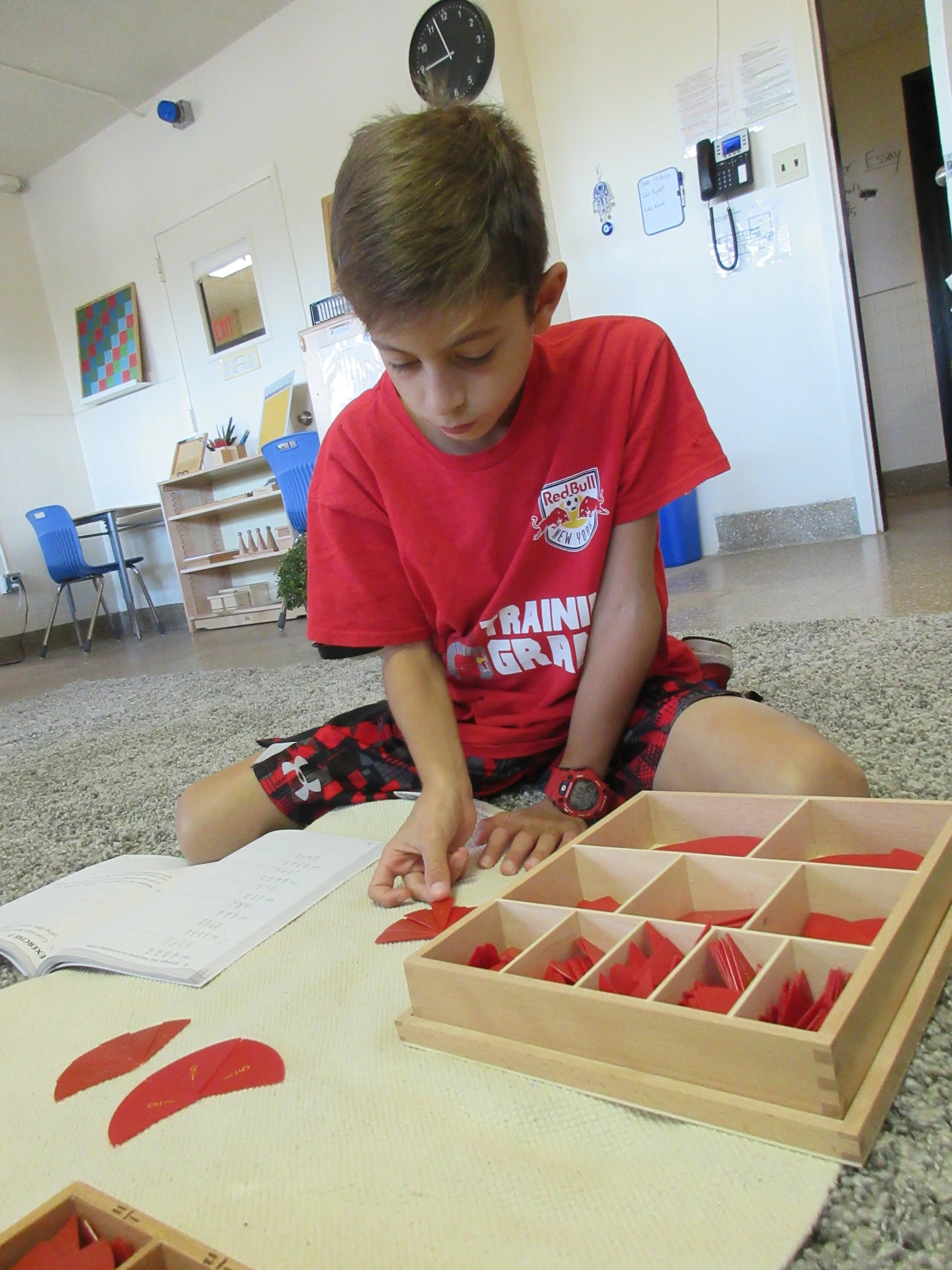 Exploring equivalent fractions.