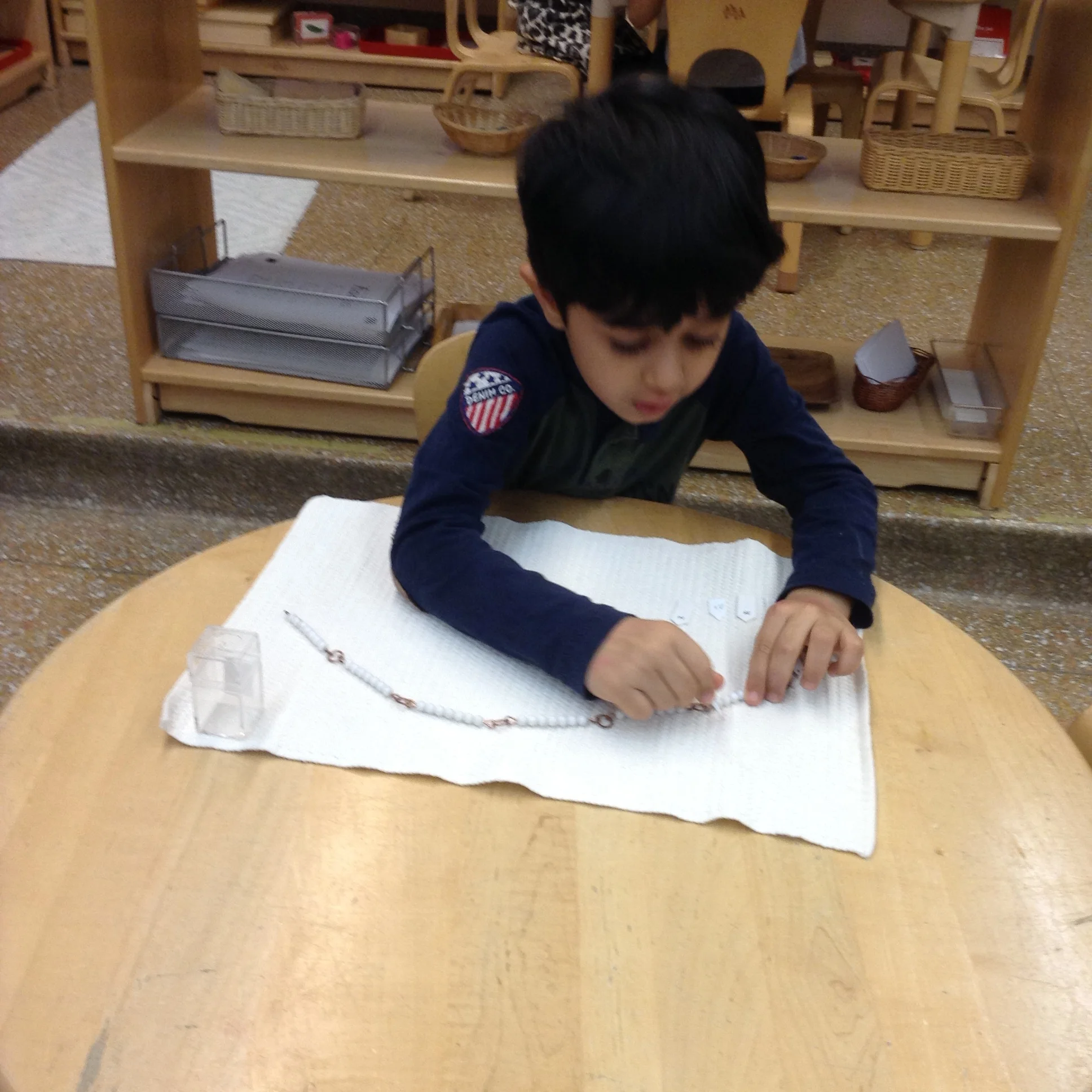 Skip counting with the short chains was contagious this week!