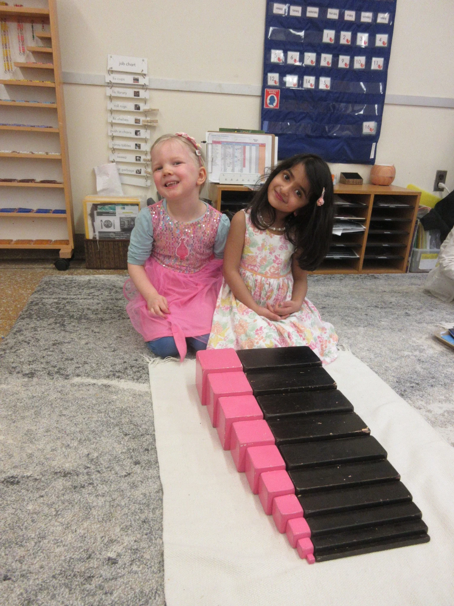 Very happy and excited to make patterns together with Brown Prisms and Pink Cubes.