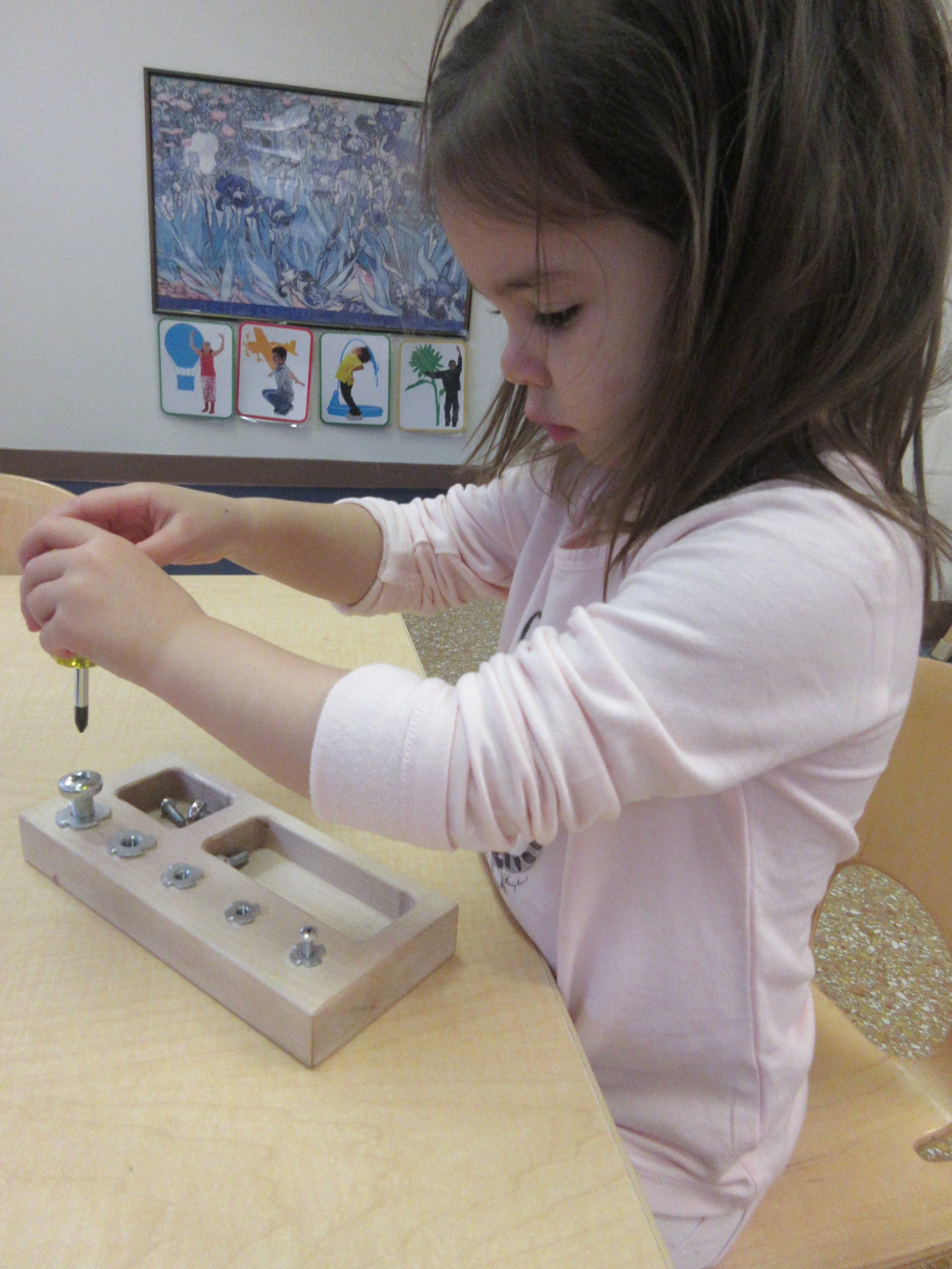 Some serious hand-eye coordination going on here! 