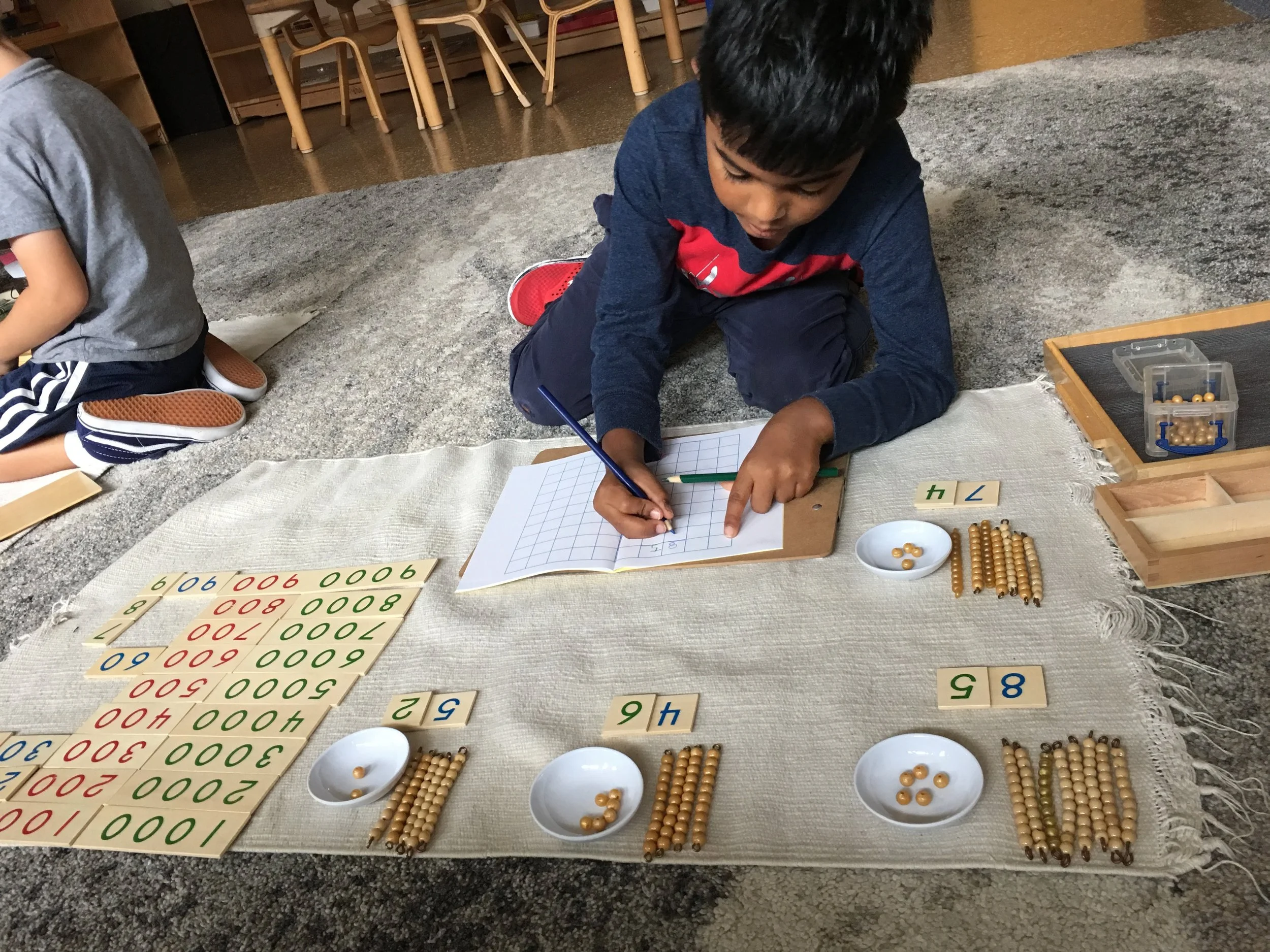 Learning about number composition while practicing our Fetching!