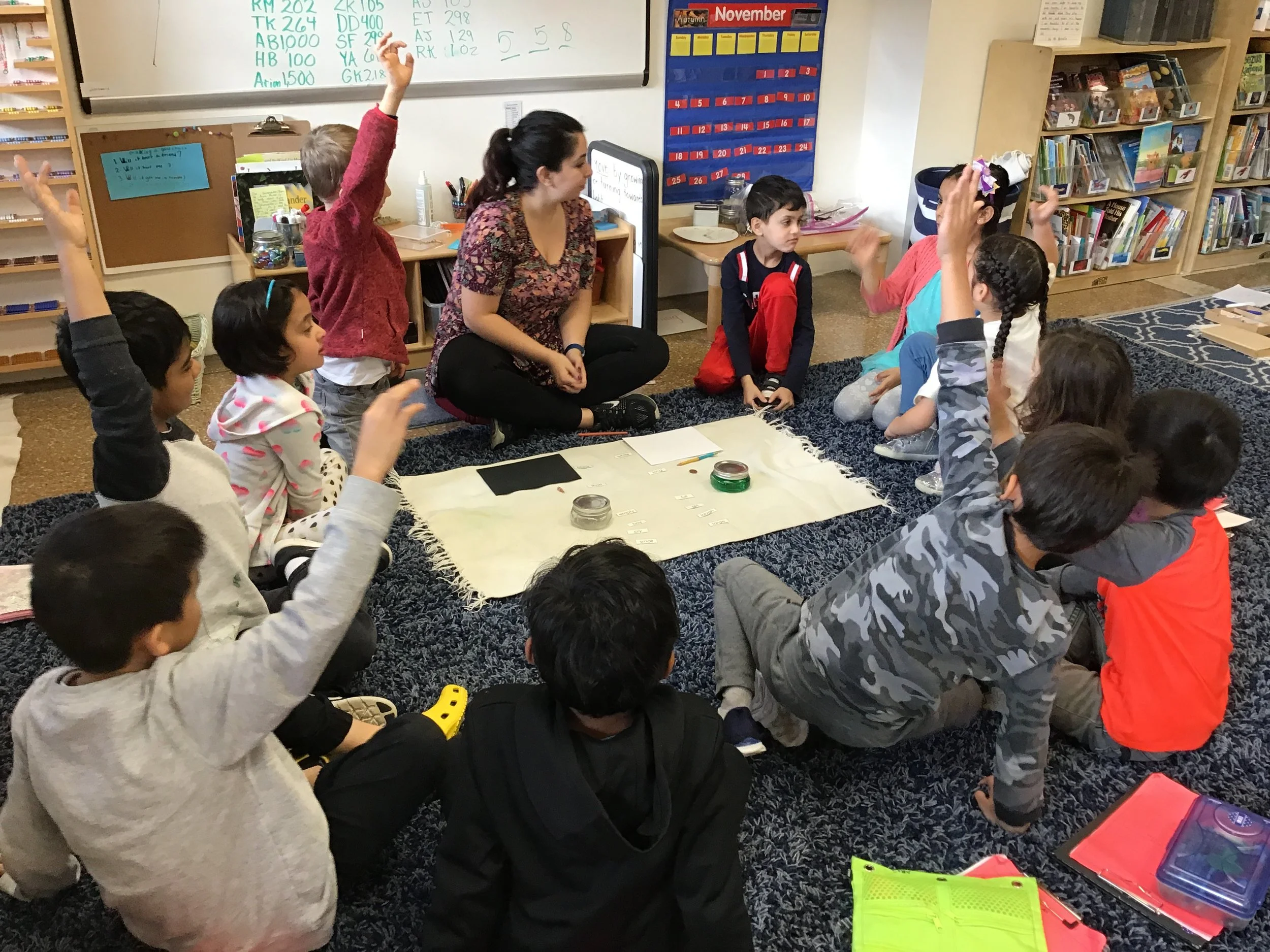 First levels having a lesson on antonyms!