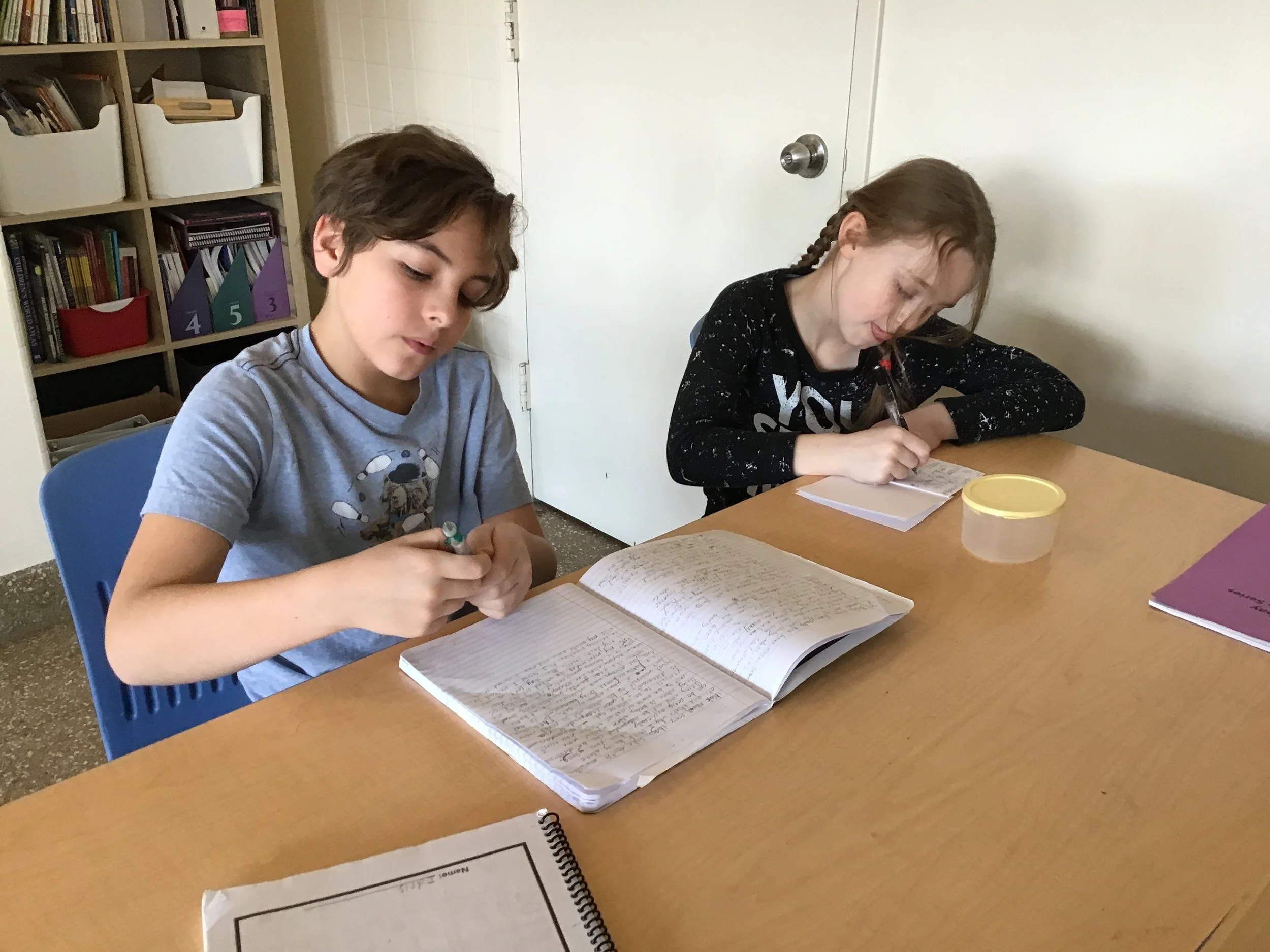 Third levels visiting upper elementary!