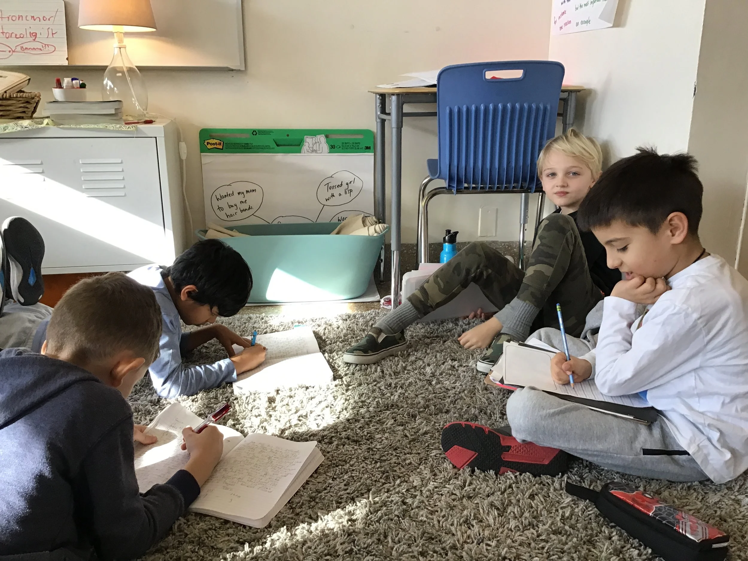 Third levels visiting upper elementary!