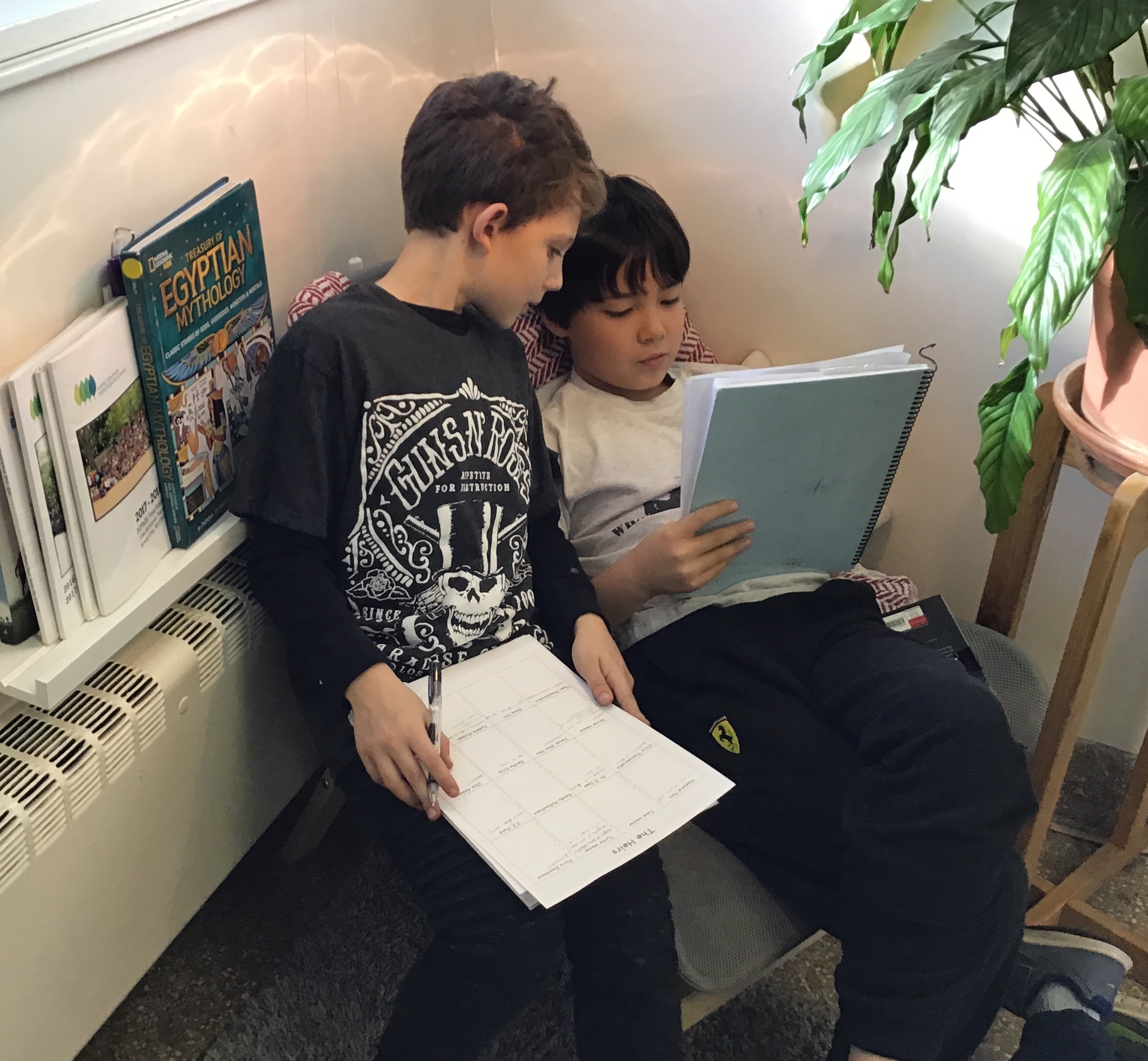 Completing character profiles to establish relationships and compile clues