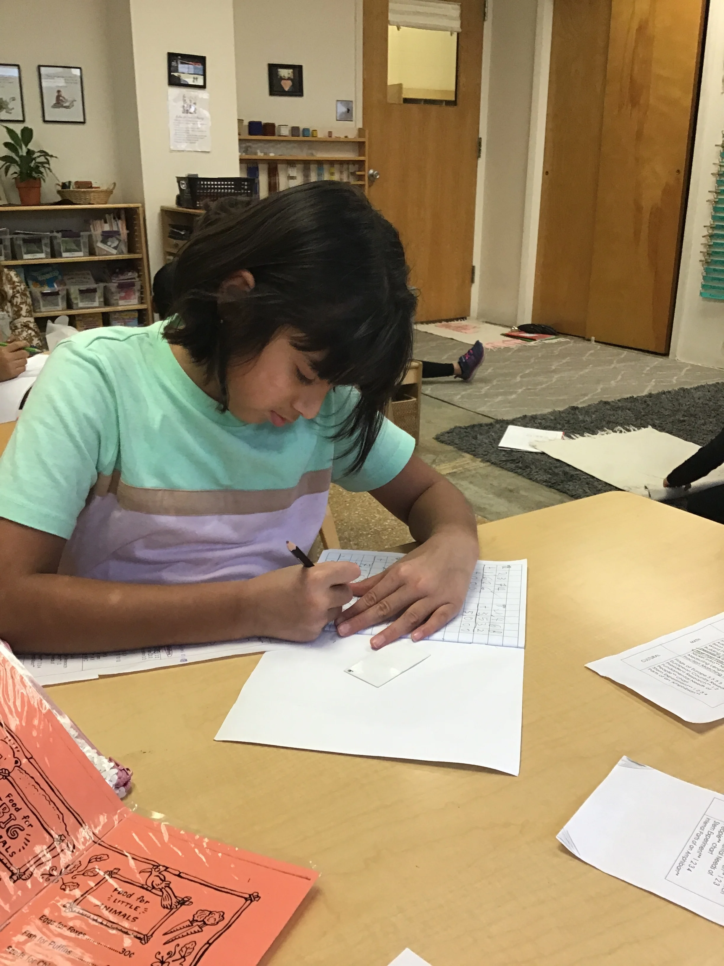 Moving off materials for multiplication is always an exciting milestone!