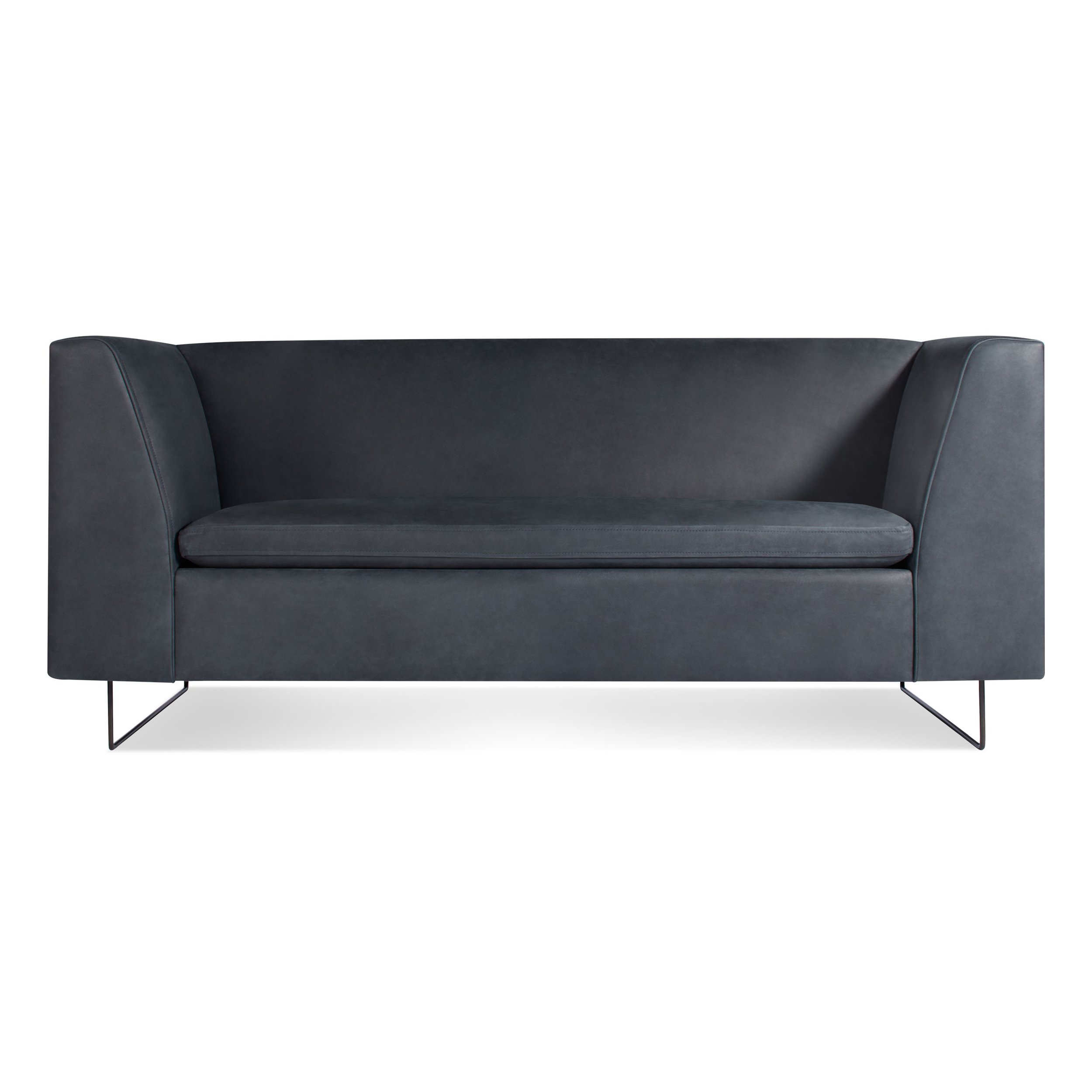 Bonnie 72 Leather Sofa By Blu Dot Hub Modern Home Giftpost Bonnie 72 Leather Sofa By Blu Dot
