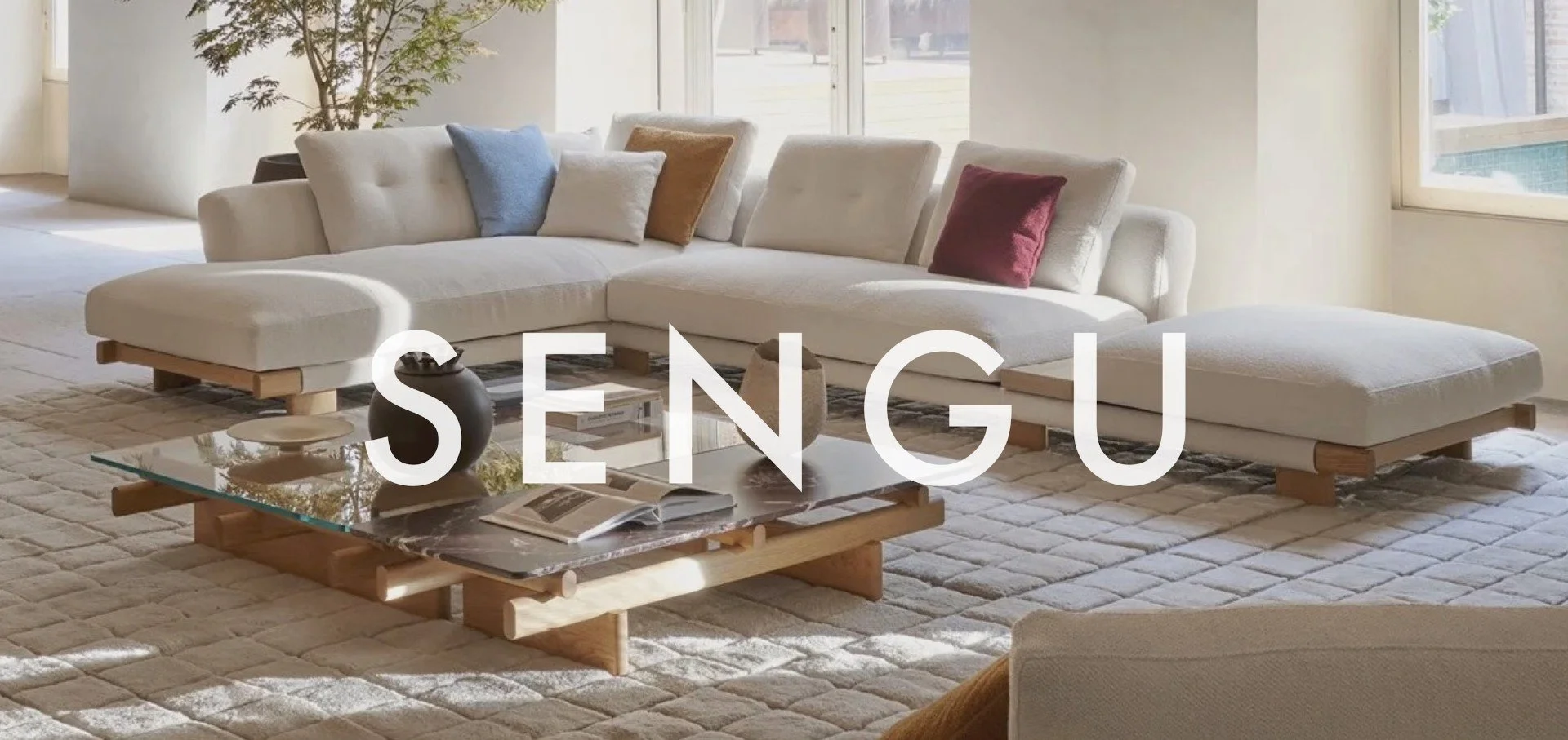 Sengu modular sofa by Cassina
