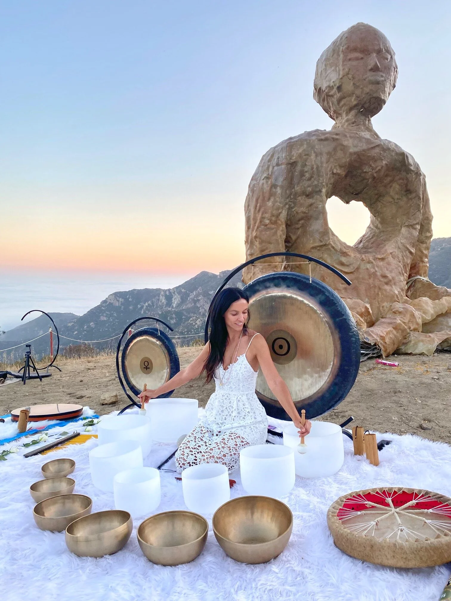 Sunday Self Care Sound Bath Overlooking the Ocean in Malibu
