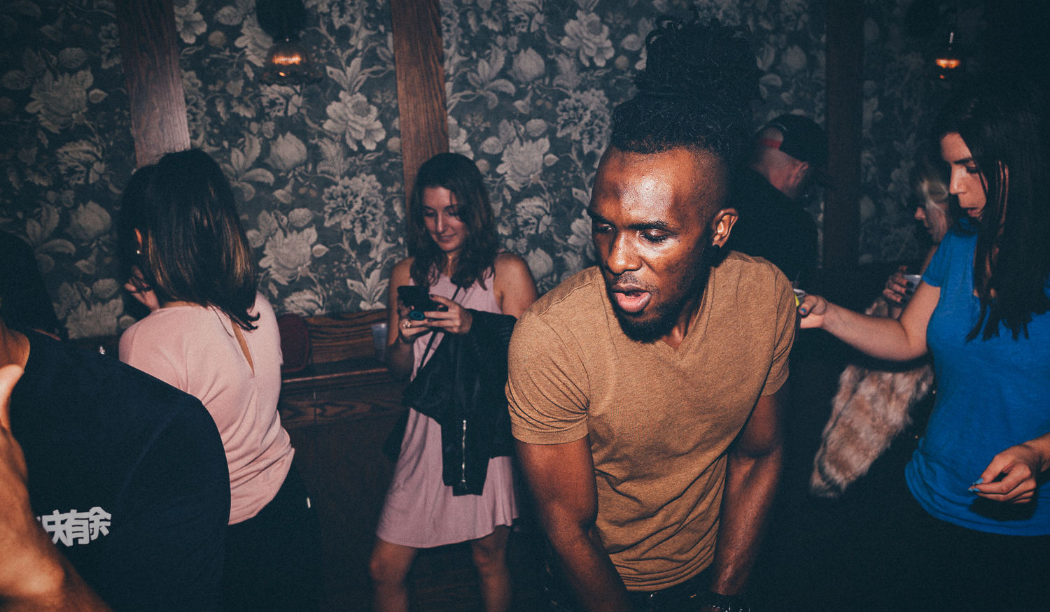 Liaison Room visual identity people dancing in club