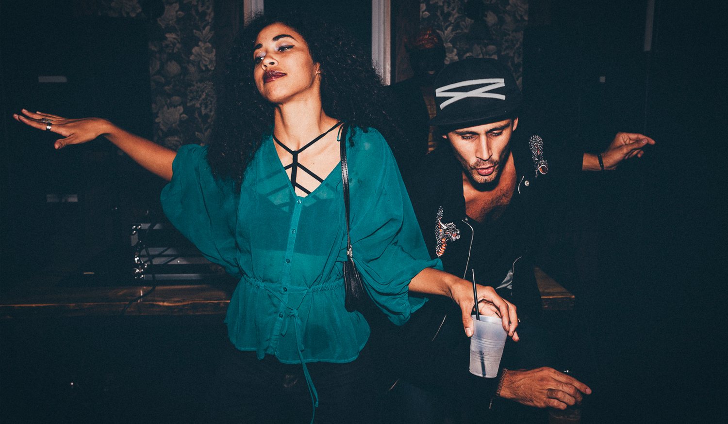 Liaison Room visual identity people dancing in club