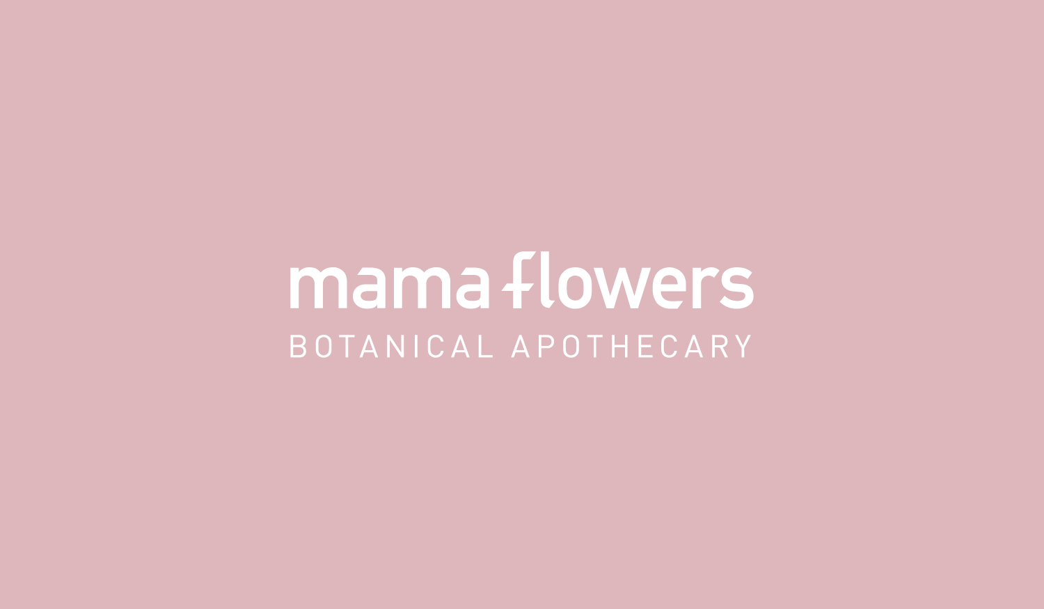 Mama Flowers visual identity logotype