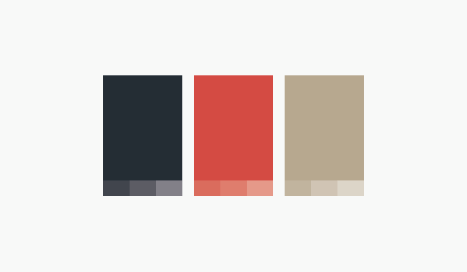 Aries visual identity color palette