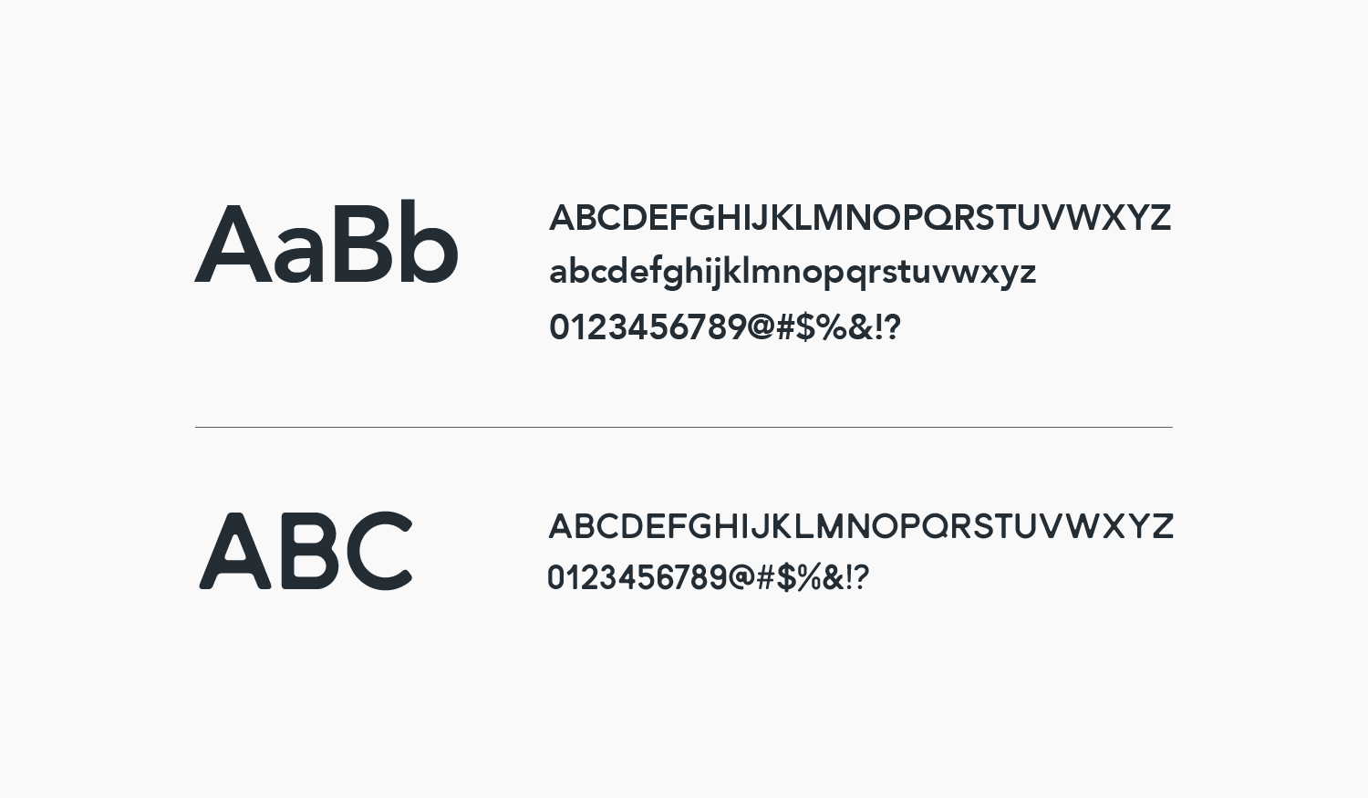 Aries visual identity typefaces