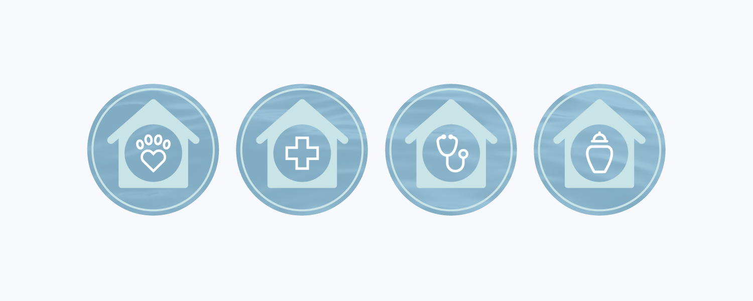 Pacific at Home visual identity icon design