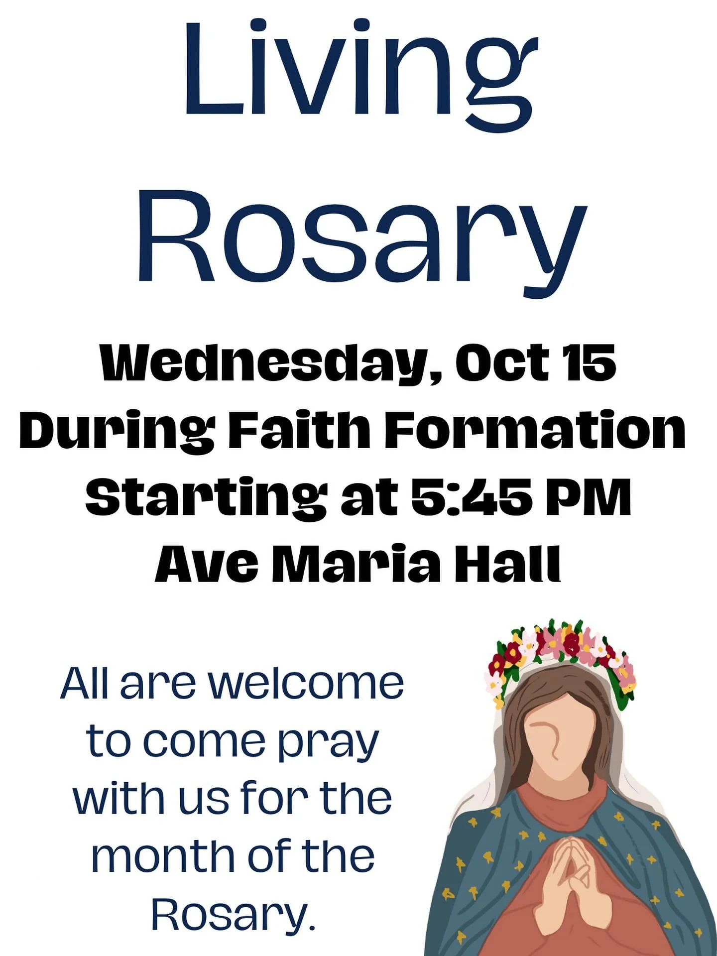 October is designated as the Month of the Holy Rosary in the Catholic Church, honoring Our Lady of the Rosary and encouraging the faithful to pray the Rosary. This tradition stems from the liturgical Feast of Our Lady of the Rosary on October 7th. Jo