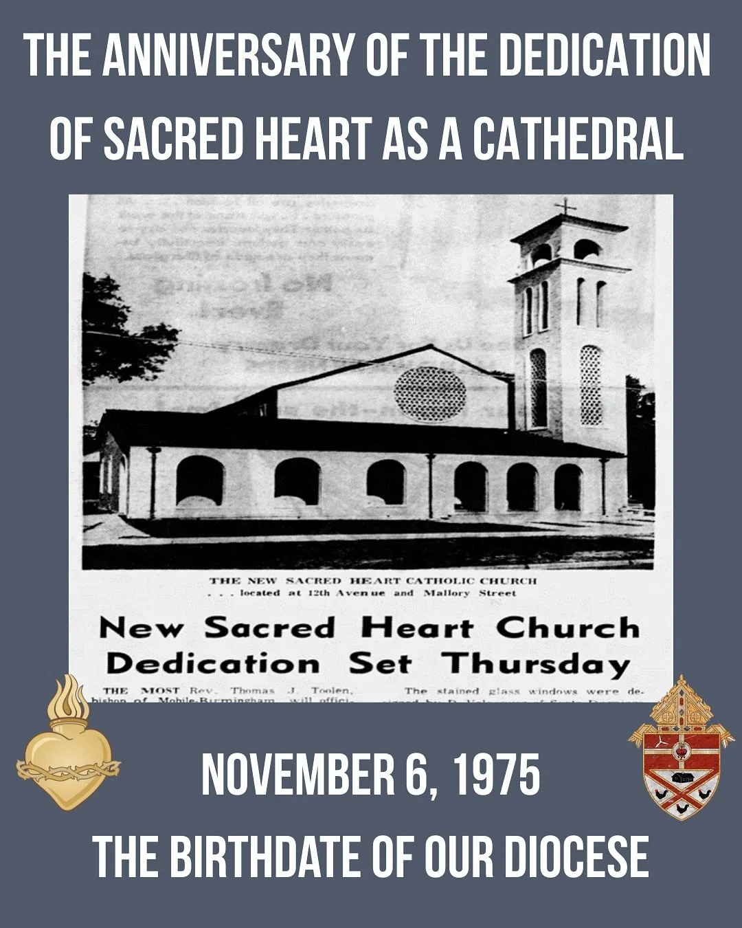 On this November 6th, we reflect on the great history of this parish, the foundations of faith in our diocese, and the hard work that has led us here. 
We prayerfully look to the continued legacy of our Cathedral&mdash;here in East Hill and across th