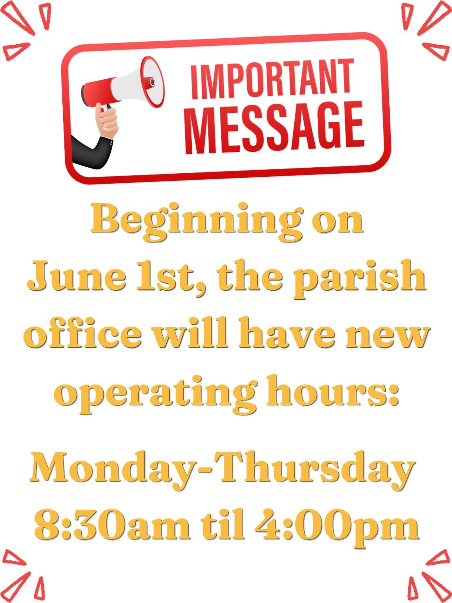 Staff will be available by appointment only on Fridays