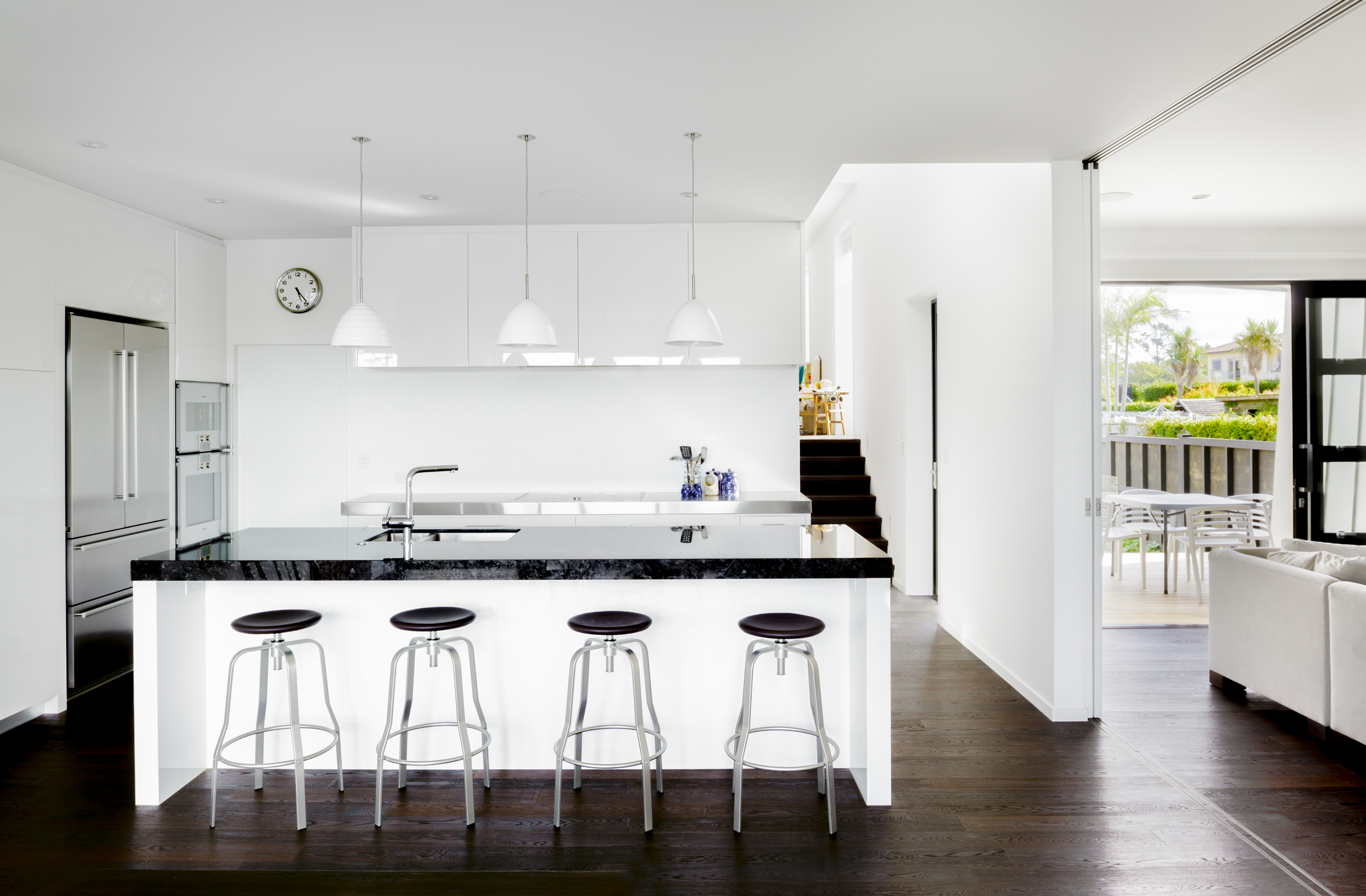 MACLAREN HOUSE ON MARINE PARADE - EXTERIOR PHOTOGRAPH KITCHEN