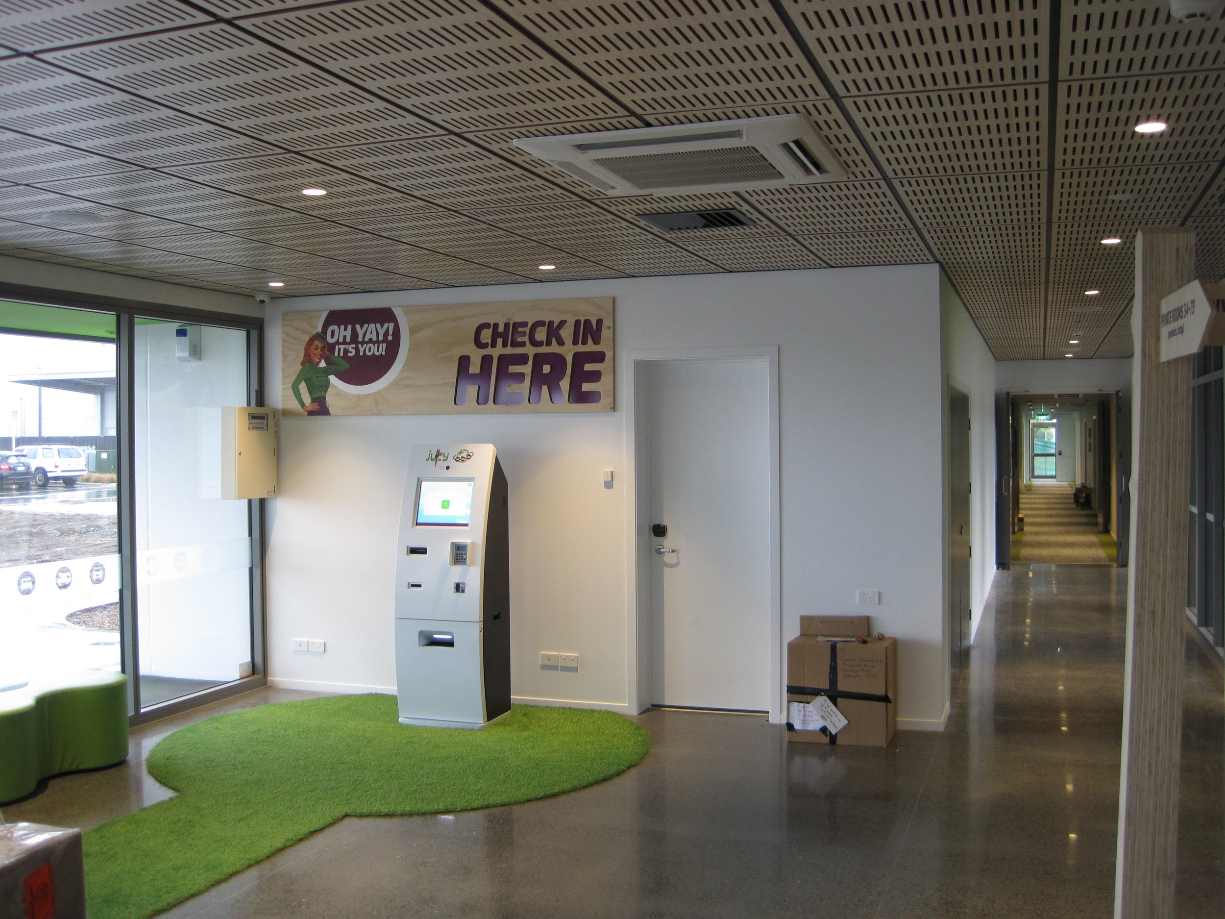Jucy Snooze Christchurch Lobby Booking Space