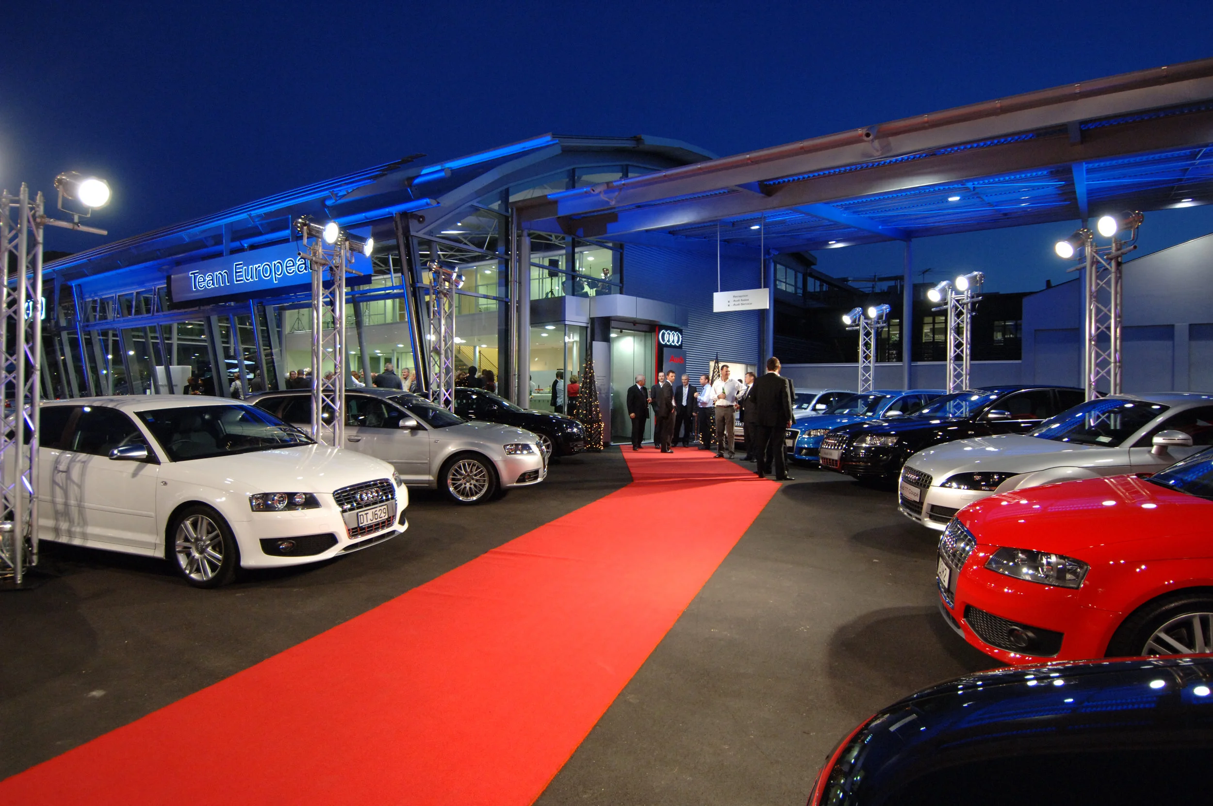 Armstrong Prestige AUDI Hanger Opening Night