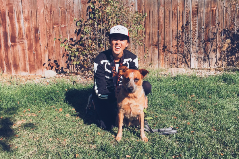 We took photos with Izzy when we got home.