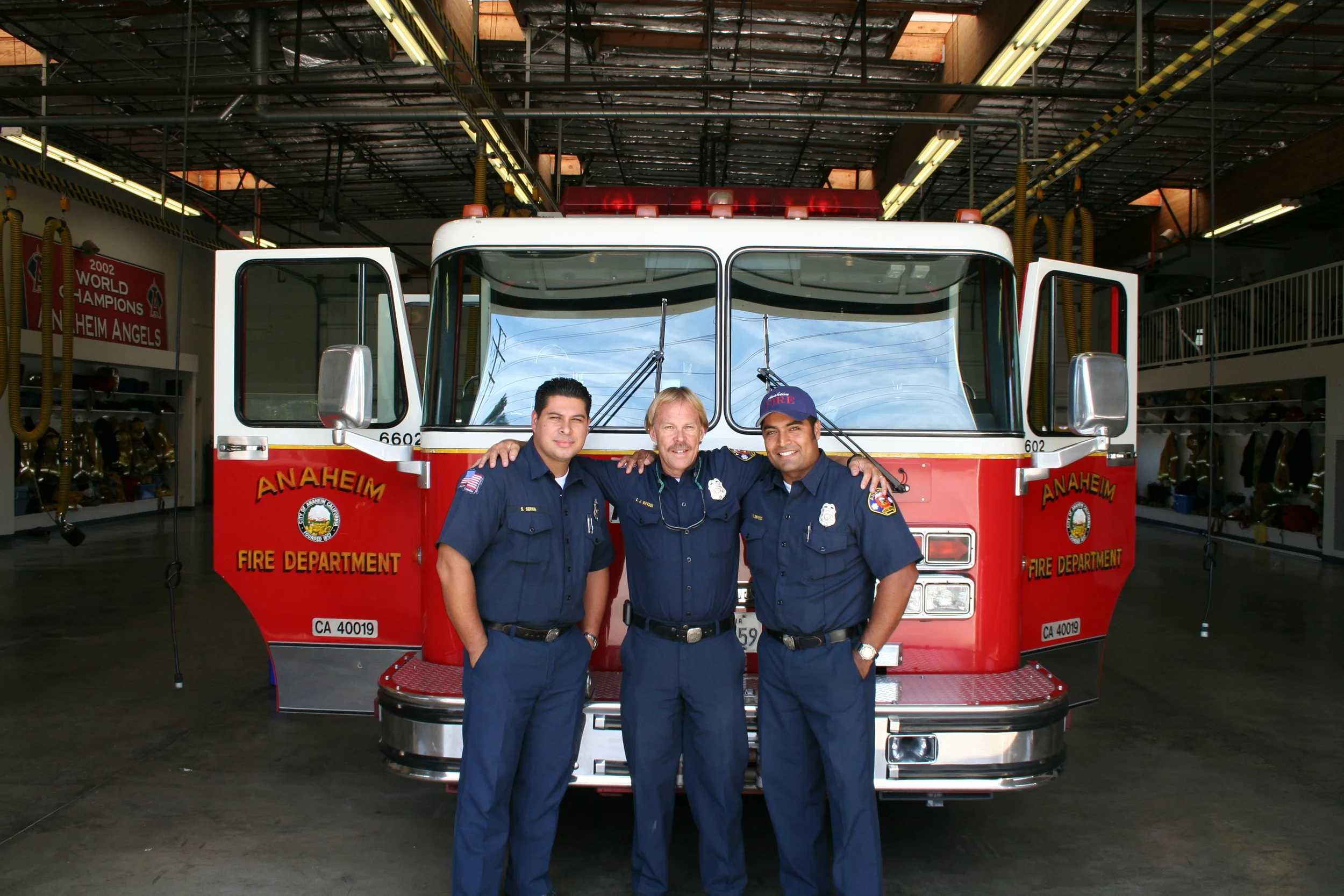 FF Steve Serna, Captain CJ Watson, Captain Paul Guerreo