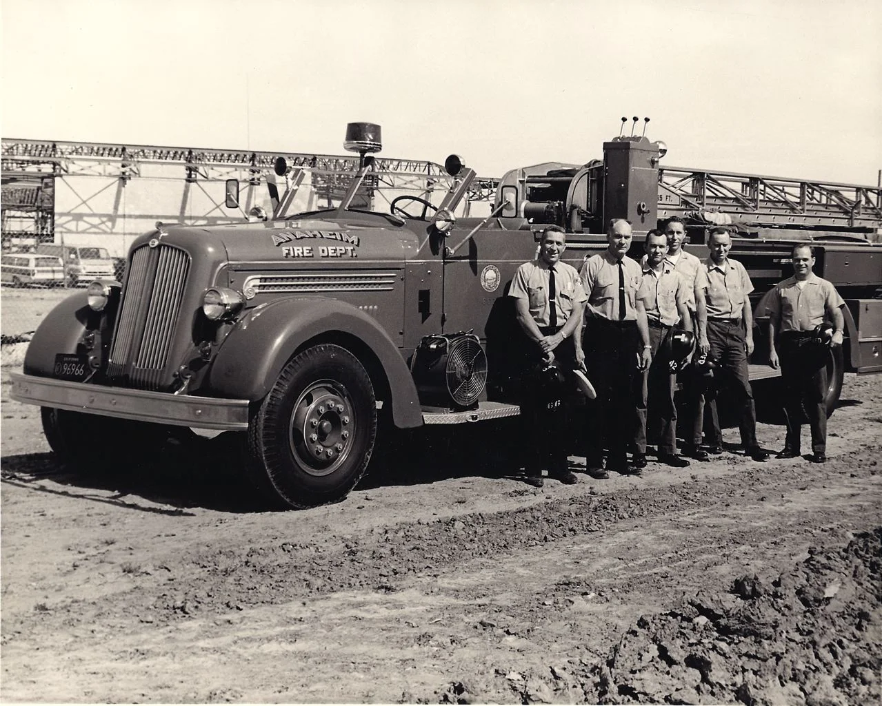 6621 - Early 60's -Left to Right - Ken Mellot, Bc Gesler, Jim Mitchell, Rich Parlamales, Bob Johnson, Dan Waters