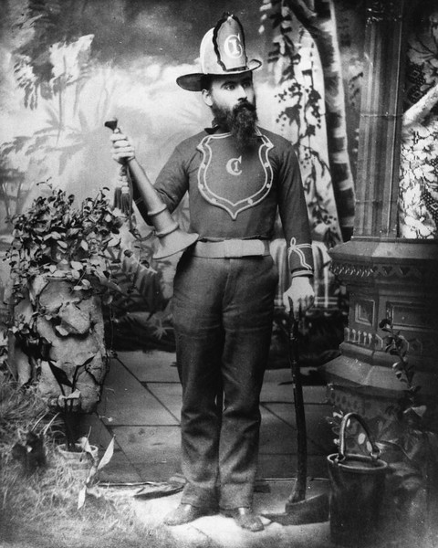 Anaheim's first Fire Chief Fred Rimpau Chief of the newly organized Confederate Fire Company No 1 in 1883