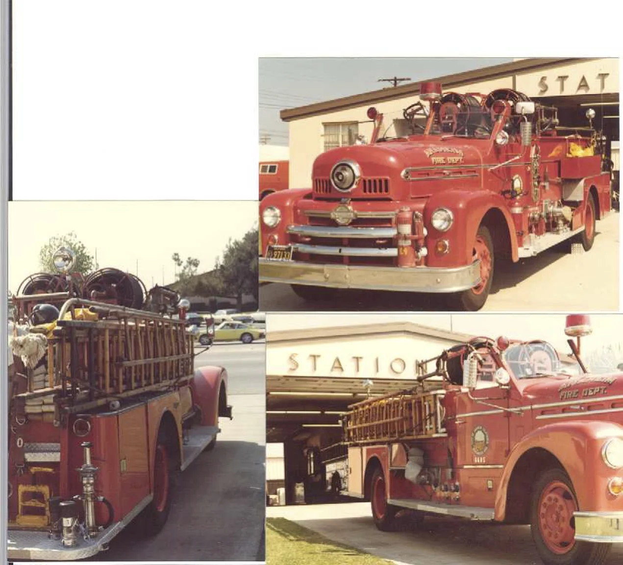 Seagrave at Old station 2 on Brookhurst 1982 or so